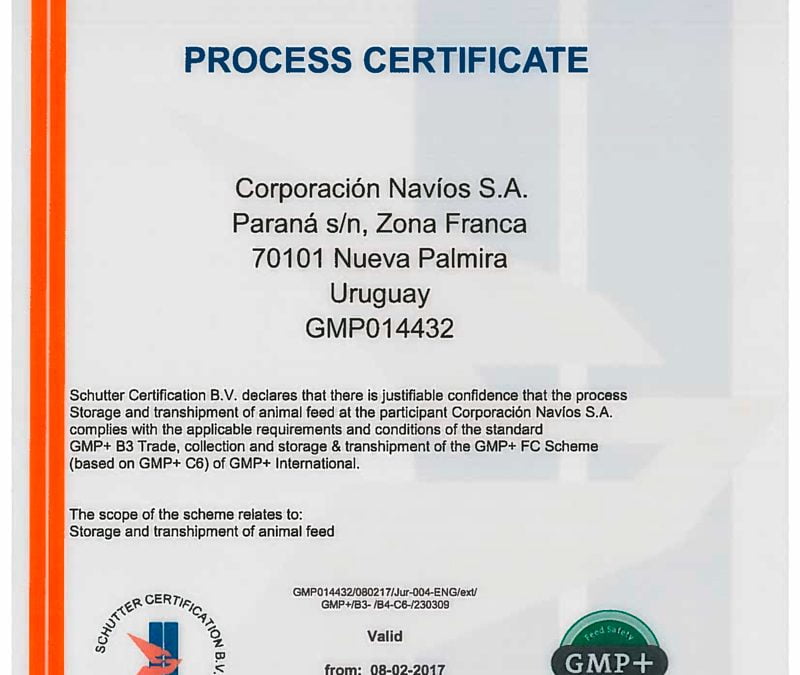 Certificación auditoria externa de Corporación Navíos