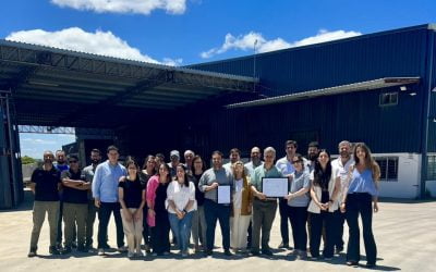 Diciembre 2023 – LANAFIL, entrega de certificados de conformidad con la Norma ISO 9001, por LSQA y la red IQNet